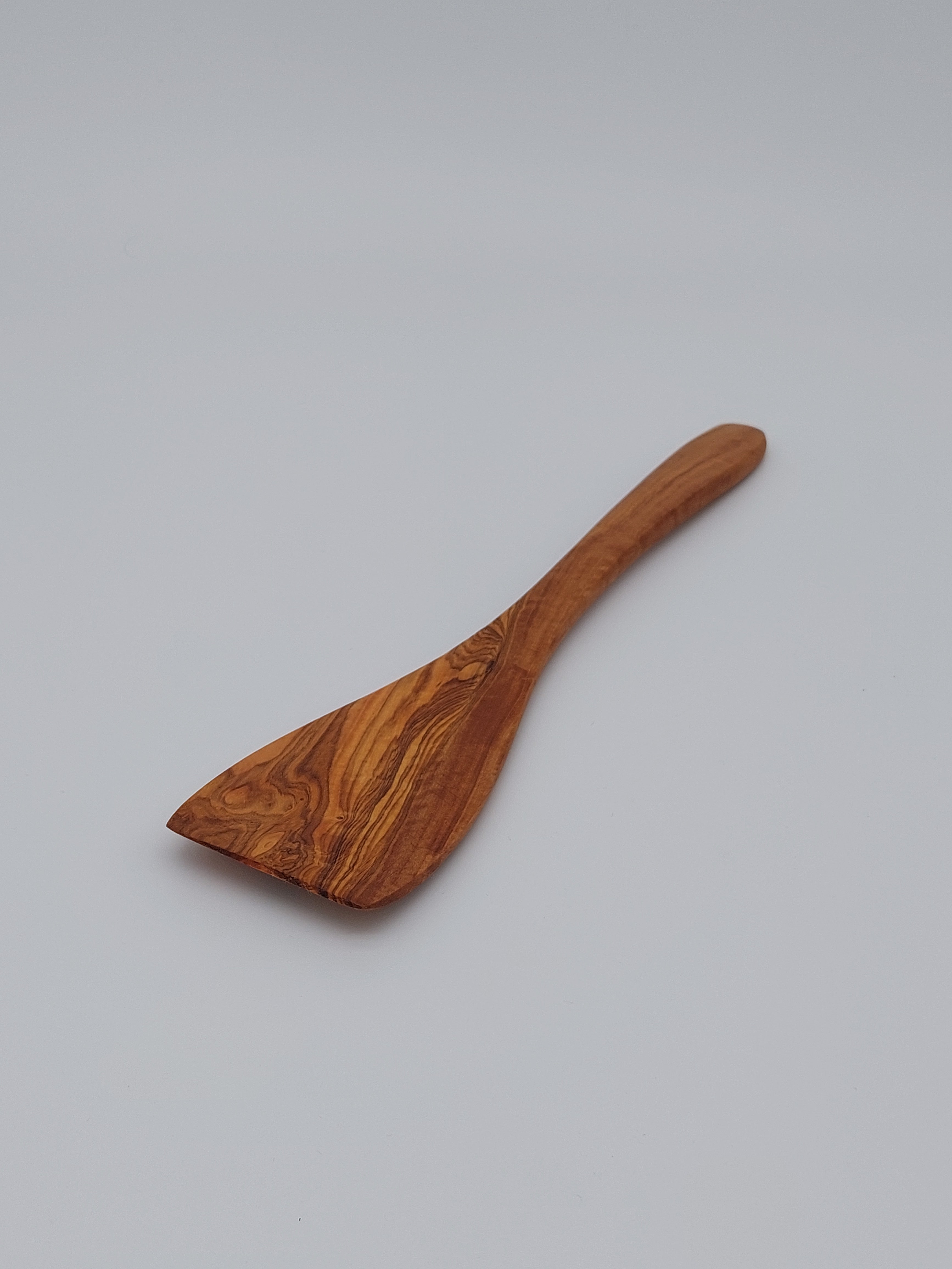 Olivenholz Pfannenwender handgefertigt flach(30 cm)