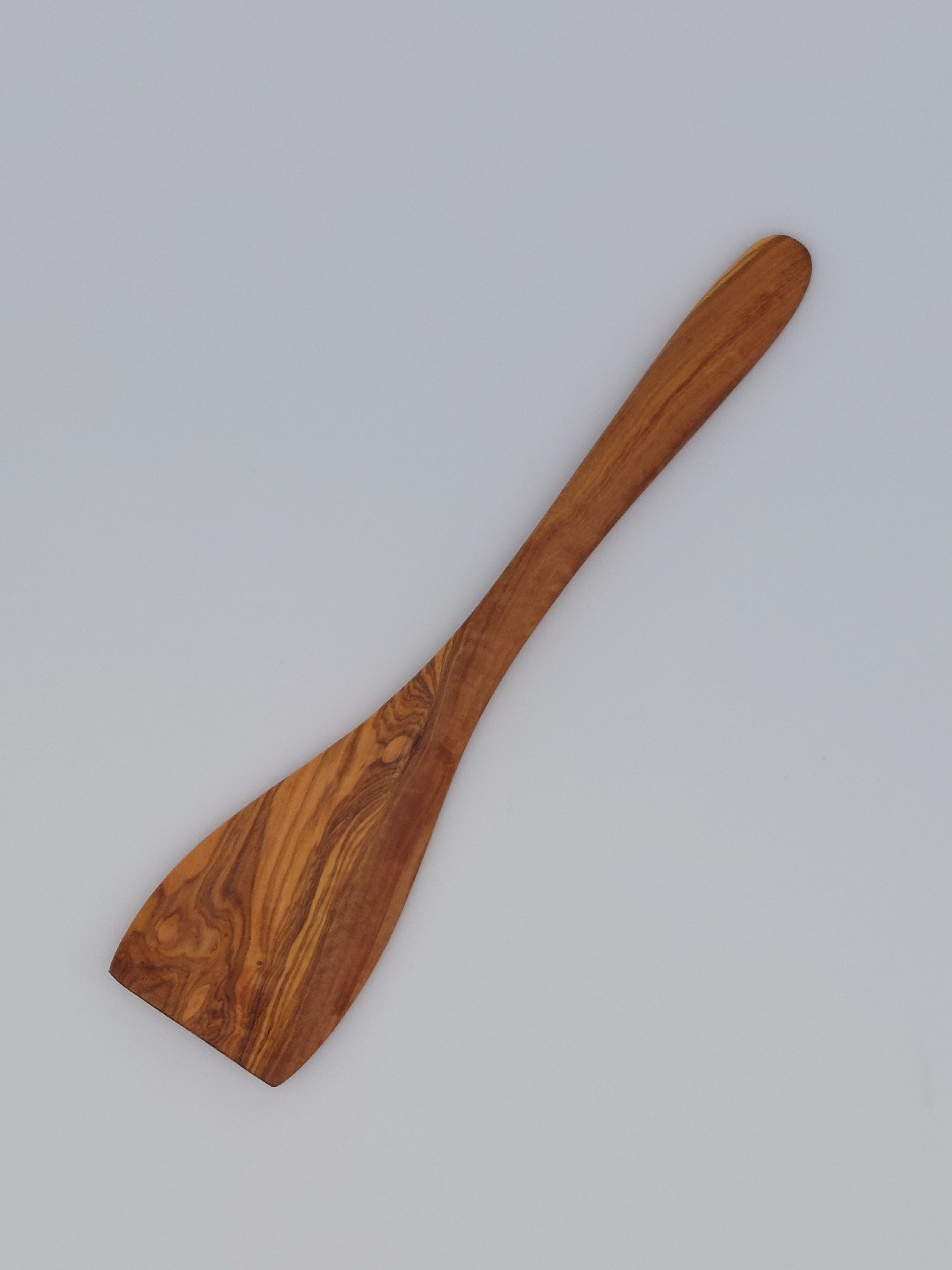 Olivenholz Pfannenwender handgefertigt flach(30 cm)