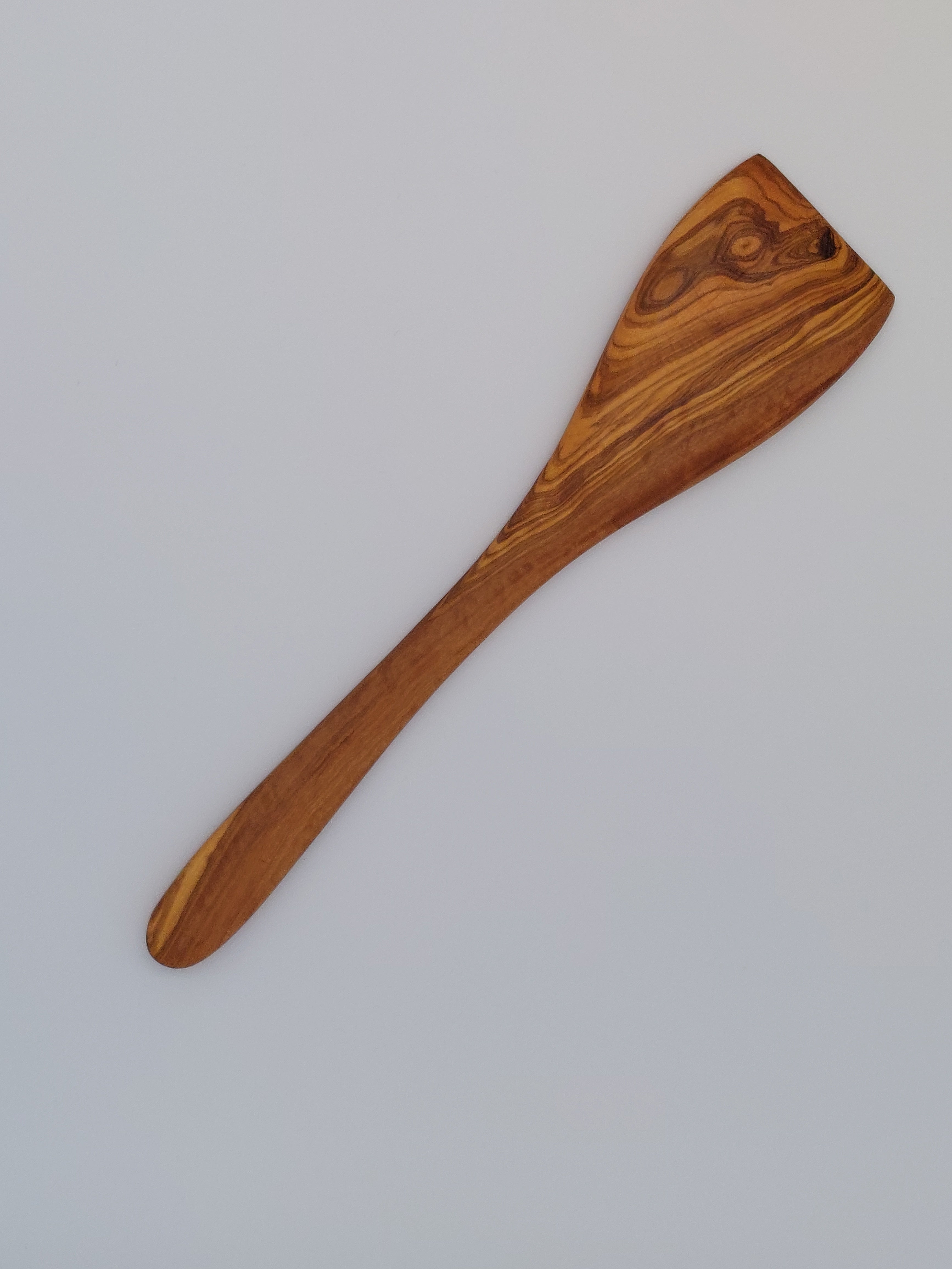 Olivenholz Pfannenwender handgefertigt flach(30 cm)