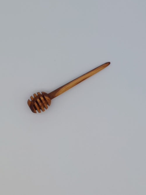 Olivenholz Honiglöffel handgefertigt mit spitzem Stiel  (15 cm)