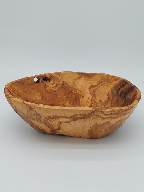 Handgemachte Obstschale rustikal ( 33 x 24 x 12 cm )