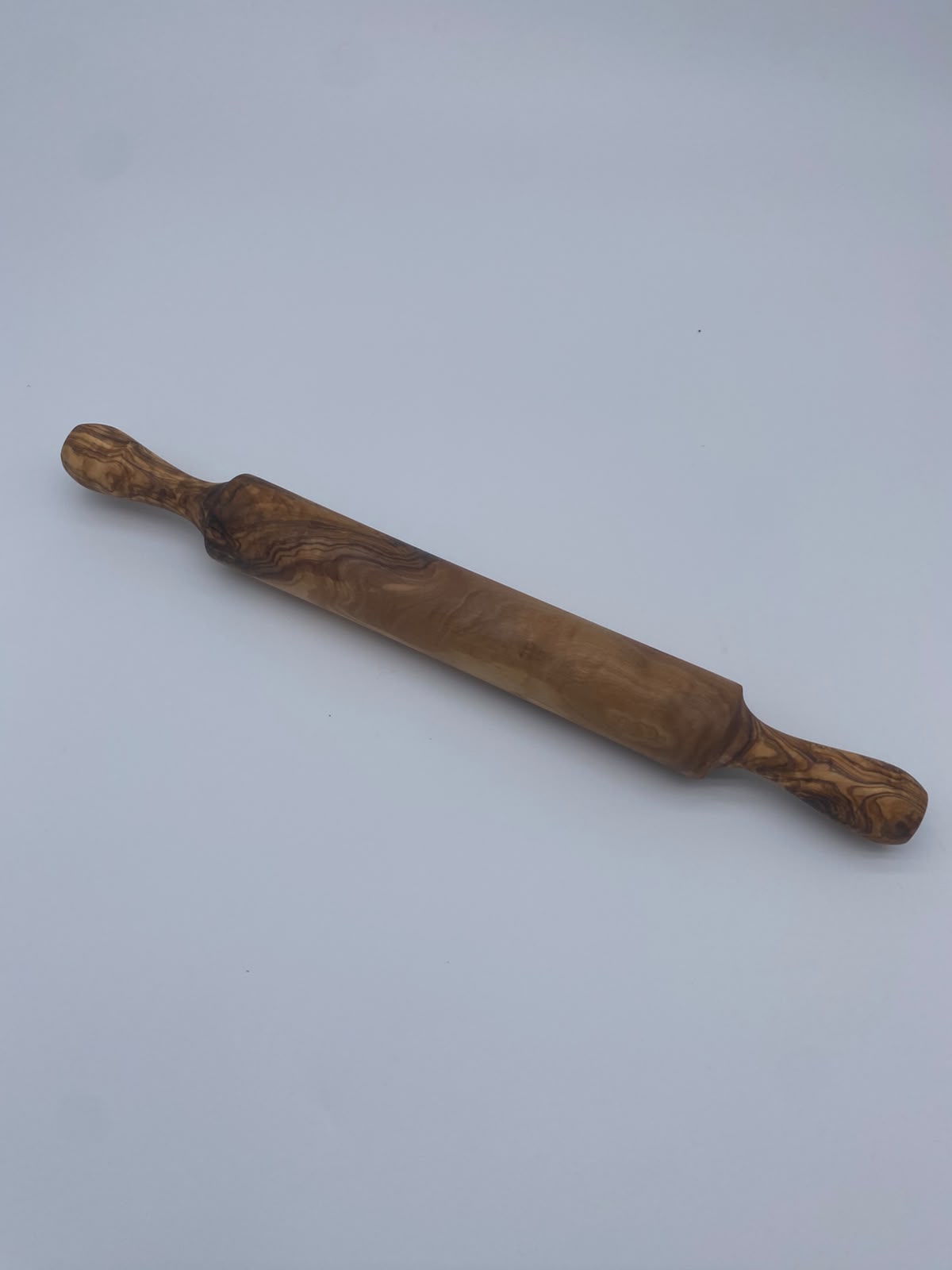 Olivenholz Nudelholz handgefertigt (Teigroller Länge: 40 cm )